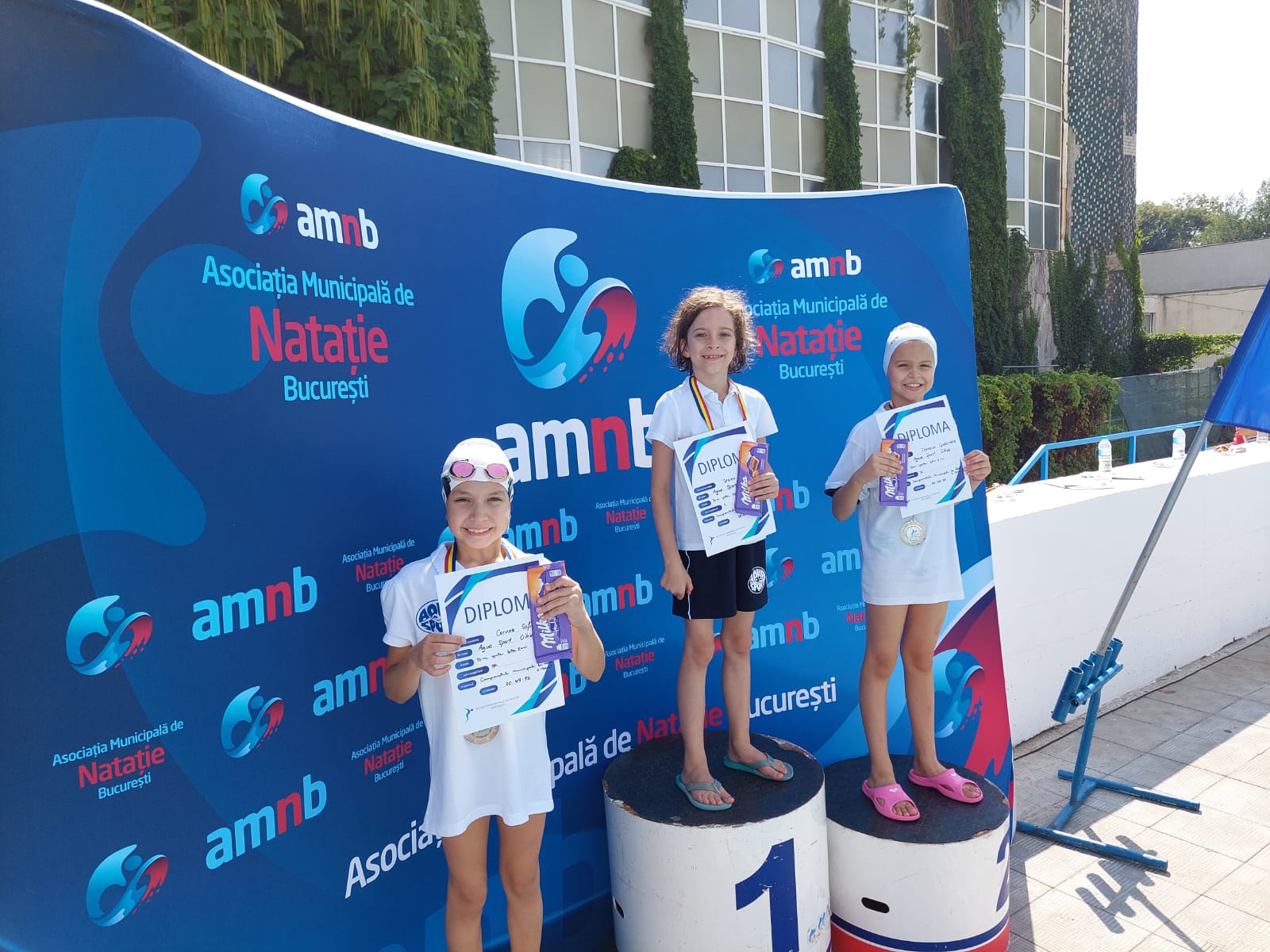 45 de medalii si locul I la nivel de cluburi pentru prichindeii Aqua Sport la Campionatul Municipal de Vara  6-9 ani