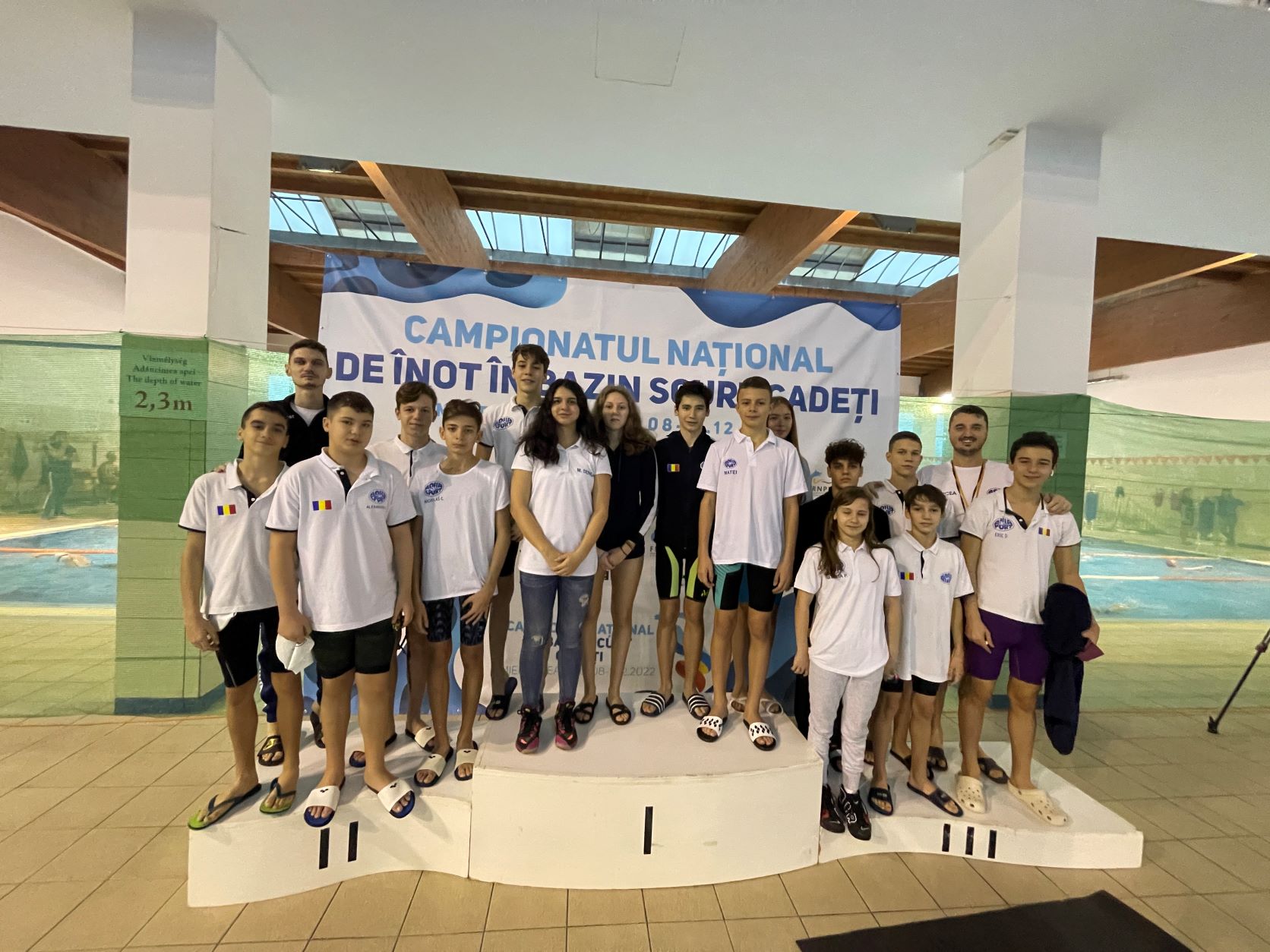 8 medalii pentru pentru cadetii Aqua Sport la Campionatul National
