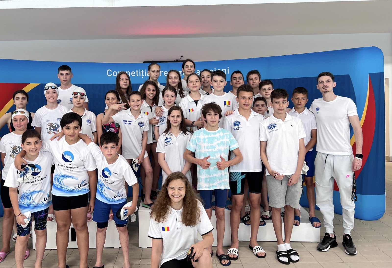 44 medalii pentru sportivii Aqua Sport la concursul Memorial Aurel Vasile