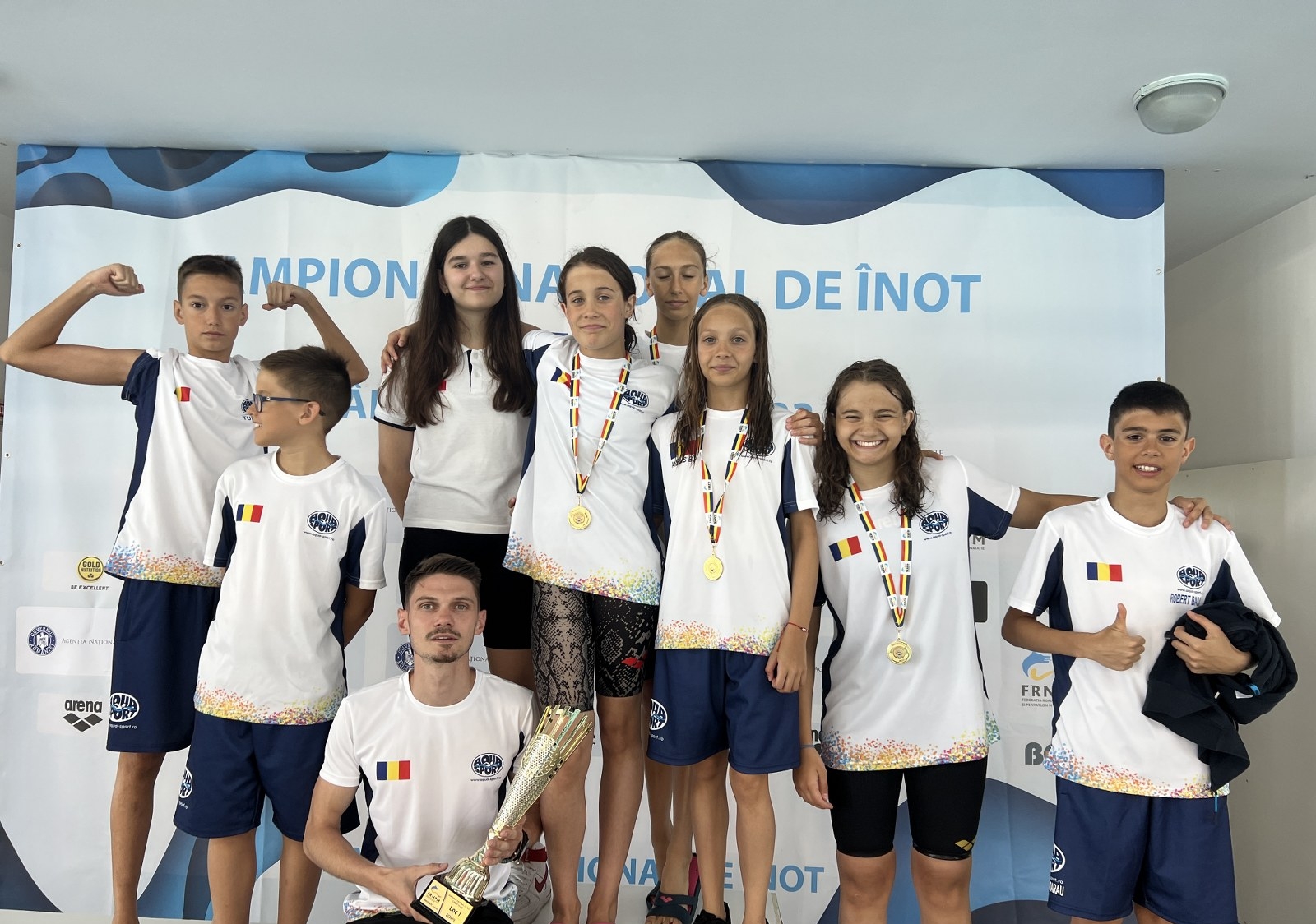 Locul I pe tara la nivel de cluburi si 21 de medalii pentru sportivii Aqua Sport Campionatul National Cadeti 12 ani