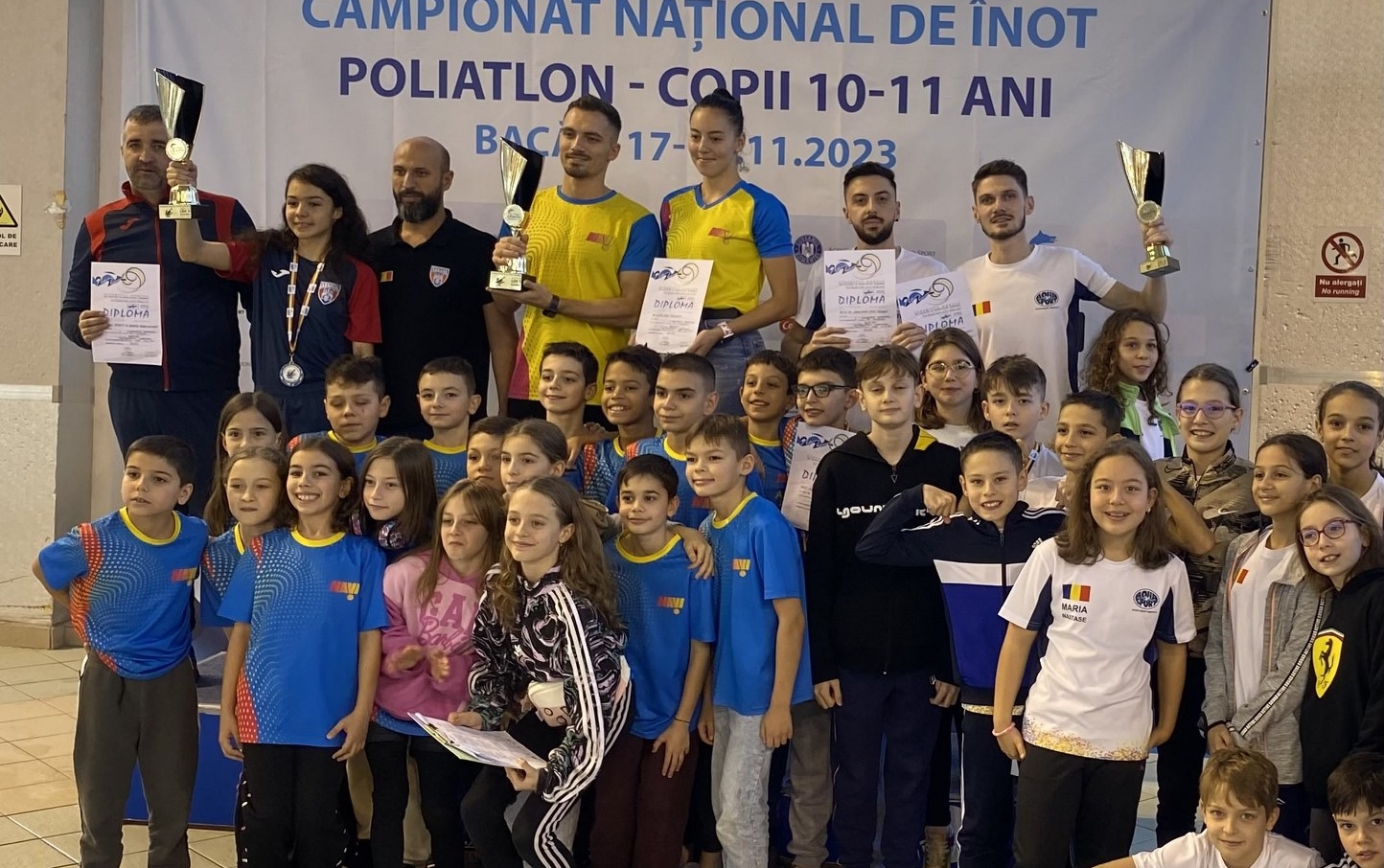 Locul 3 la nivel de cluburi si rezultate excelente pentru sportivii Aqua Sport la concursul Campionatul National de Poliatlon 10-11 ani