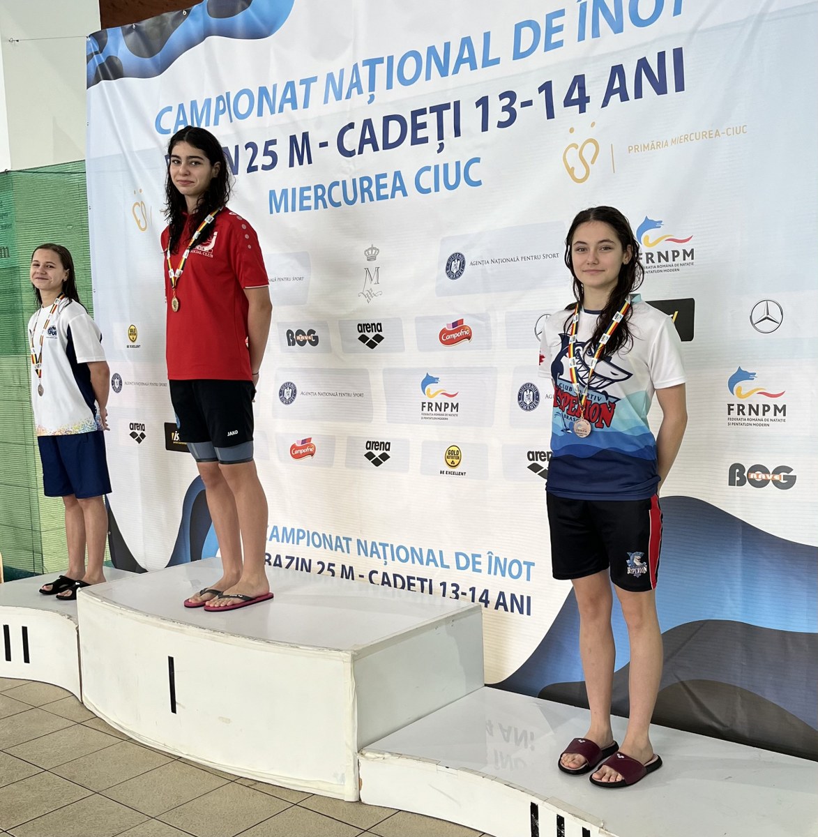 Rezultate foarte bune pentru sportivii Aqua Sport la Campionatul National de Cadeti 13-14 ani in bazin scurt