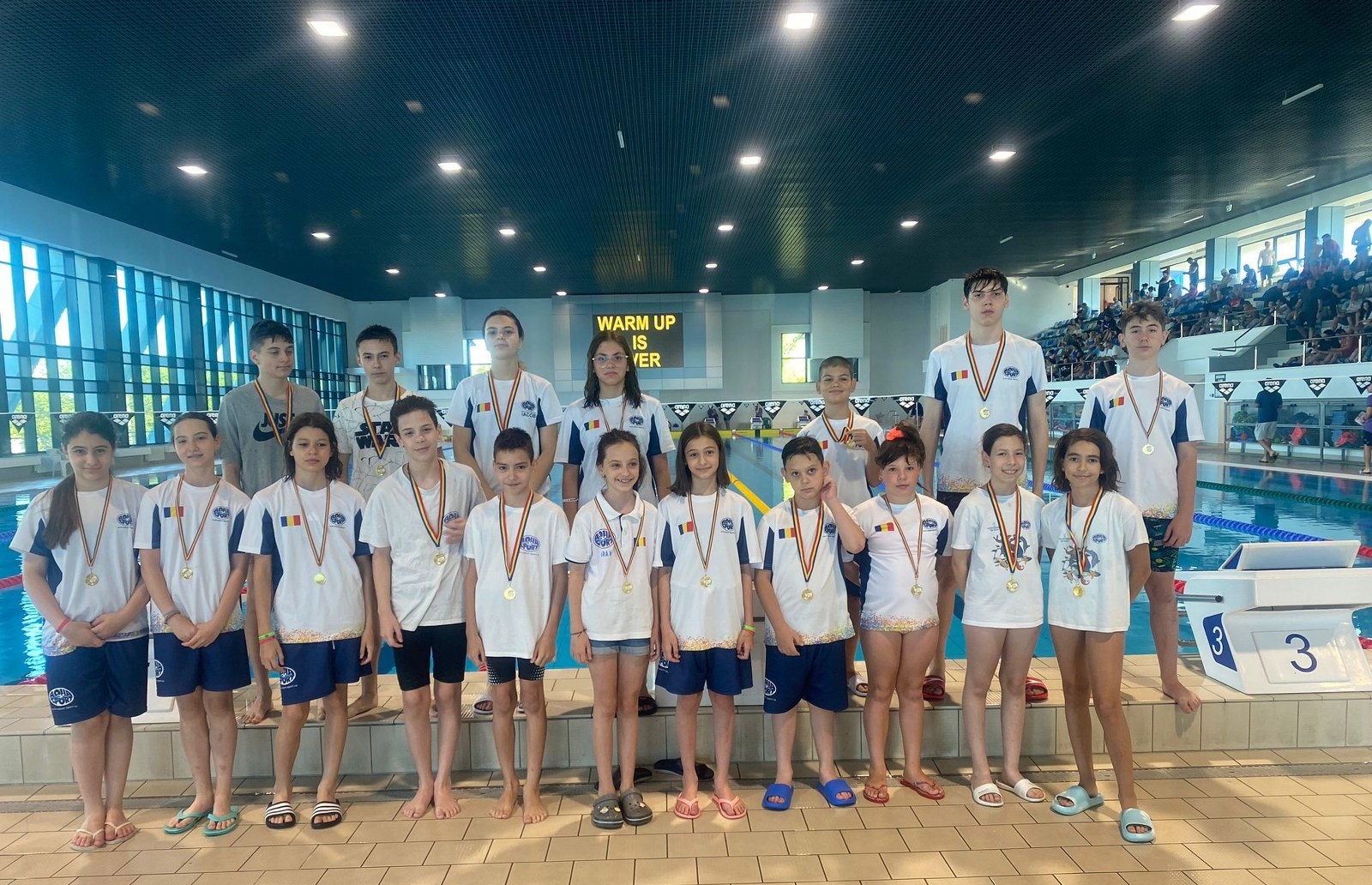 32 de medalii pentru sportivii Aqua Sport la Cupa Verii, Pitesti