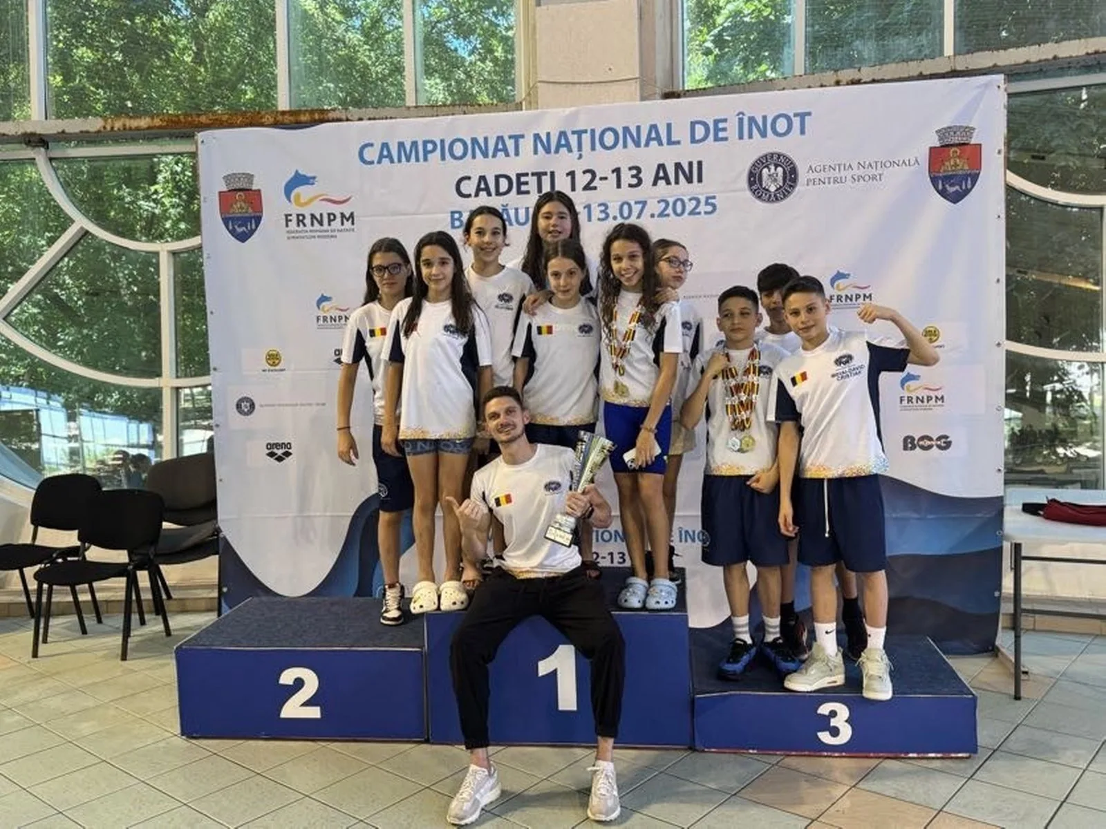 Locul 3 la nivel de cluburi si rezultate excelente pentru sportivii Aqua Sport la Campionatul National Cadeti 12 -13 ani