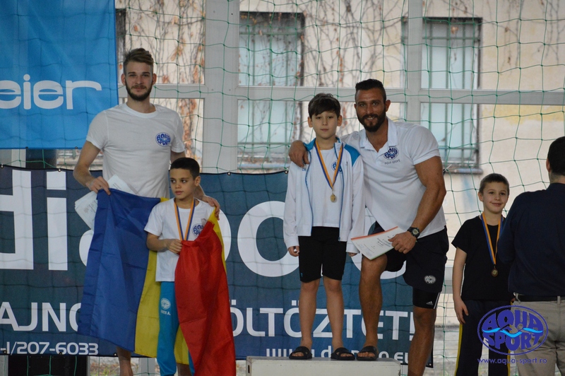 Campionii C.S. Aqua Sport Bucuresti au dominat podiumul din Budapesta