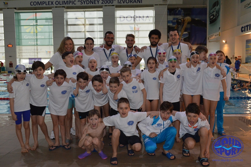 Campionii Aqua Sport s-au intors victoriosi de la Campionatul Municipal 10-11 ani de la  Izvorani