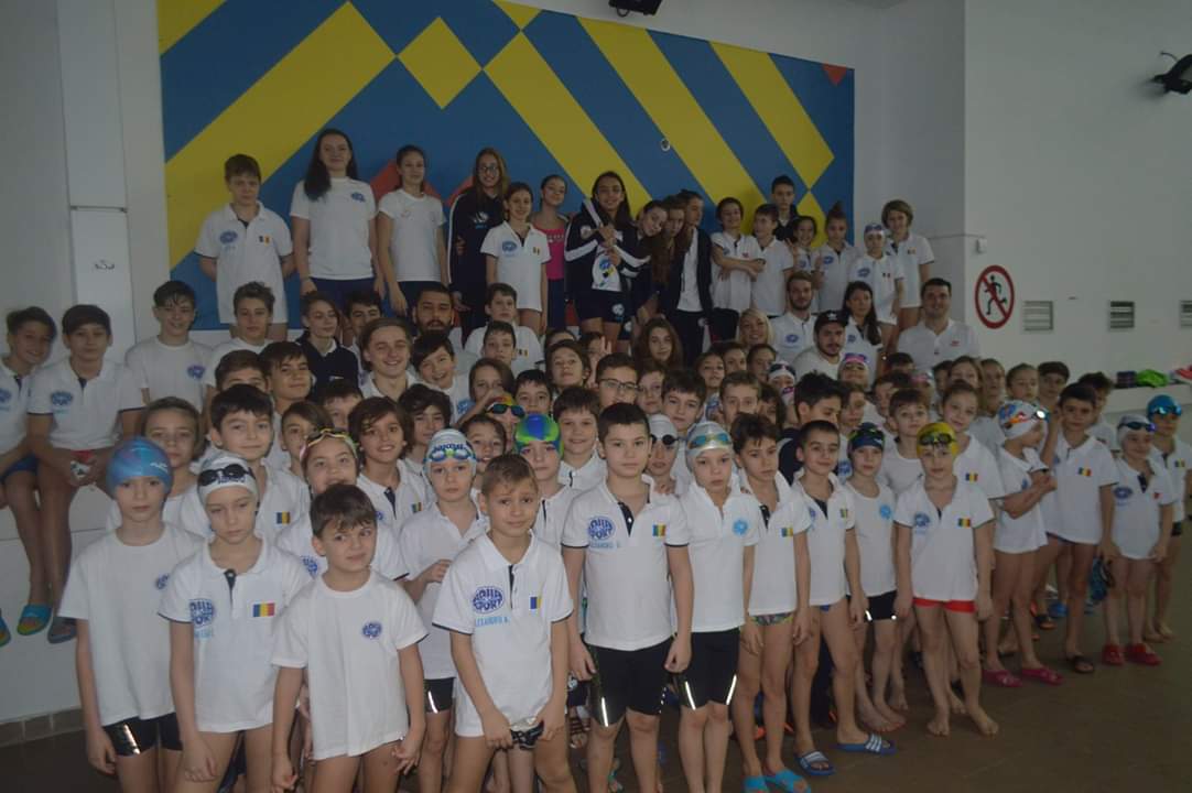 65 de medalii si locul I la nivel de cluburi pentru sportivii Aqua Sport la prima competitie din an