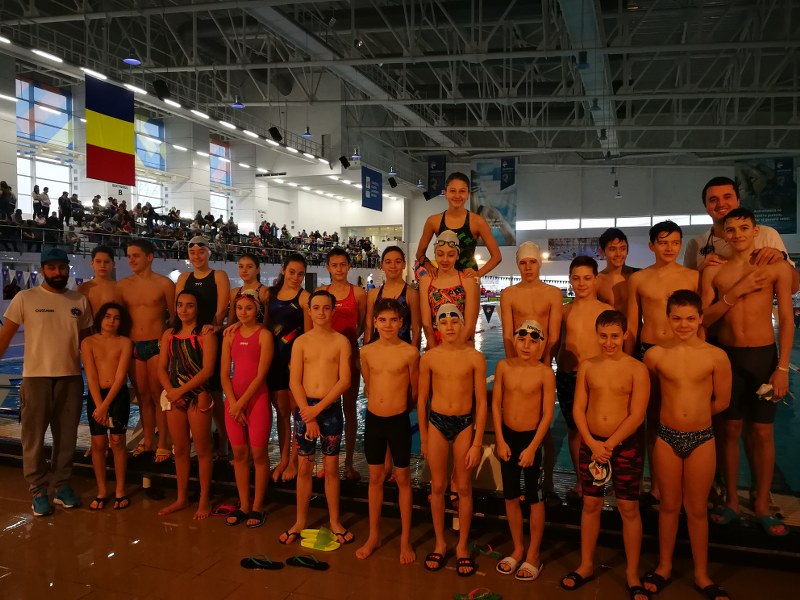 22 de medalii pentru campionii Aqua Sport la Campionatul Municipal Cadeti 12-14 ani   